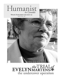 cover of Humanist in Canada, issue 152 web supplement