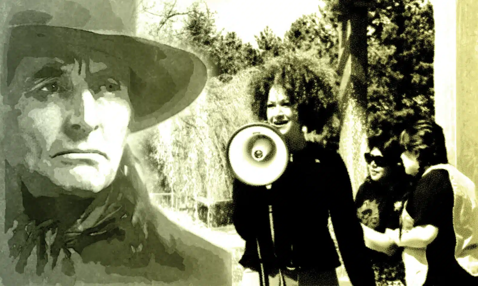 Grey Owl aka Archibald Belaney and Rachel Dolezal (Wikimedia)