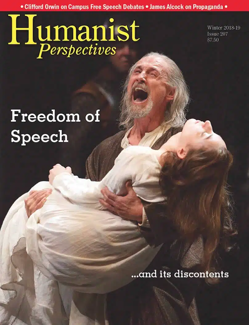 Humanist Perspectives #207 - Winter 2018-2019